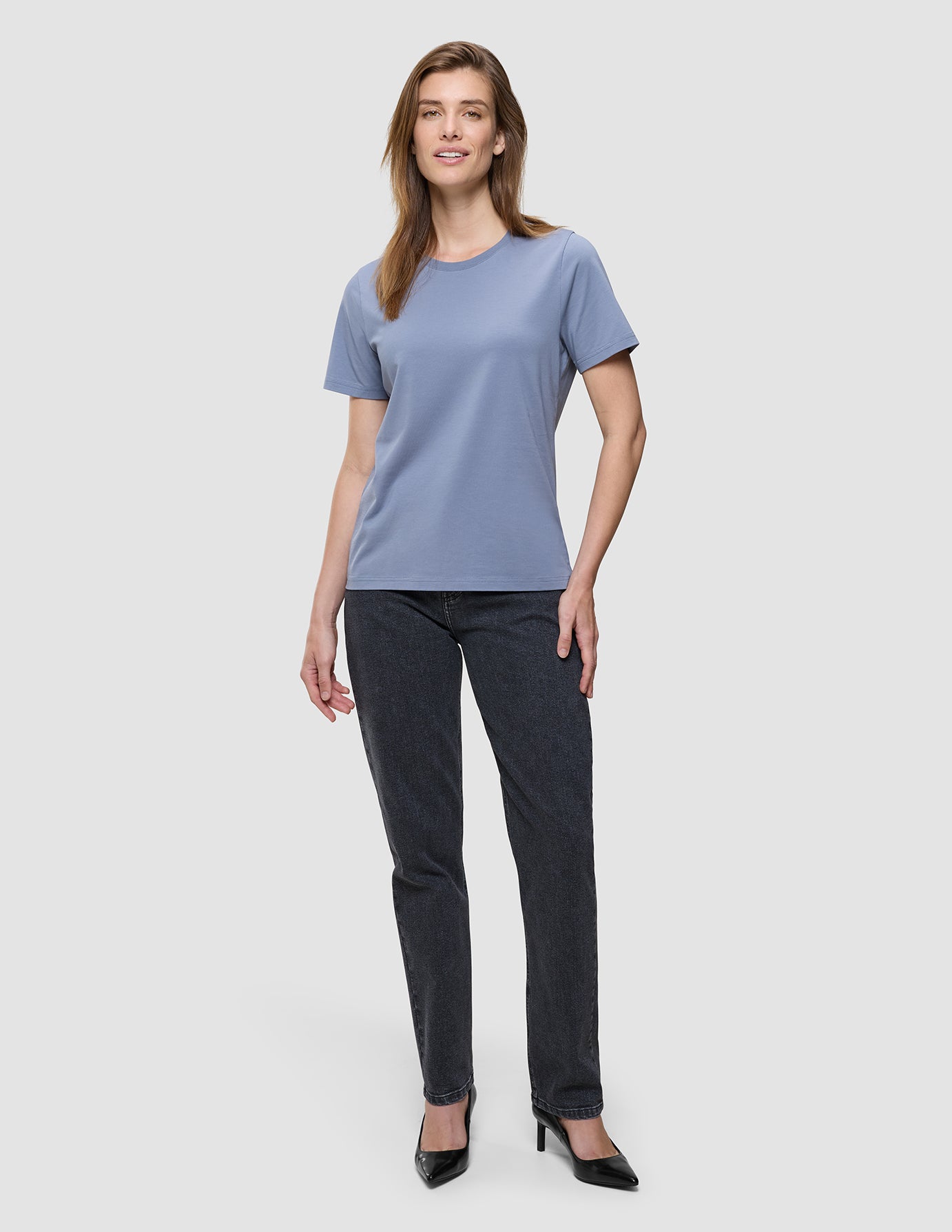 Women's Supima T-shirt Frost Blue