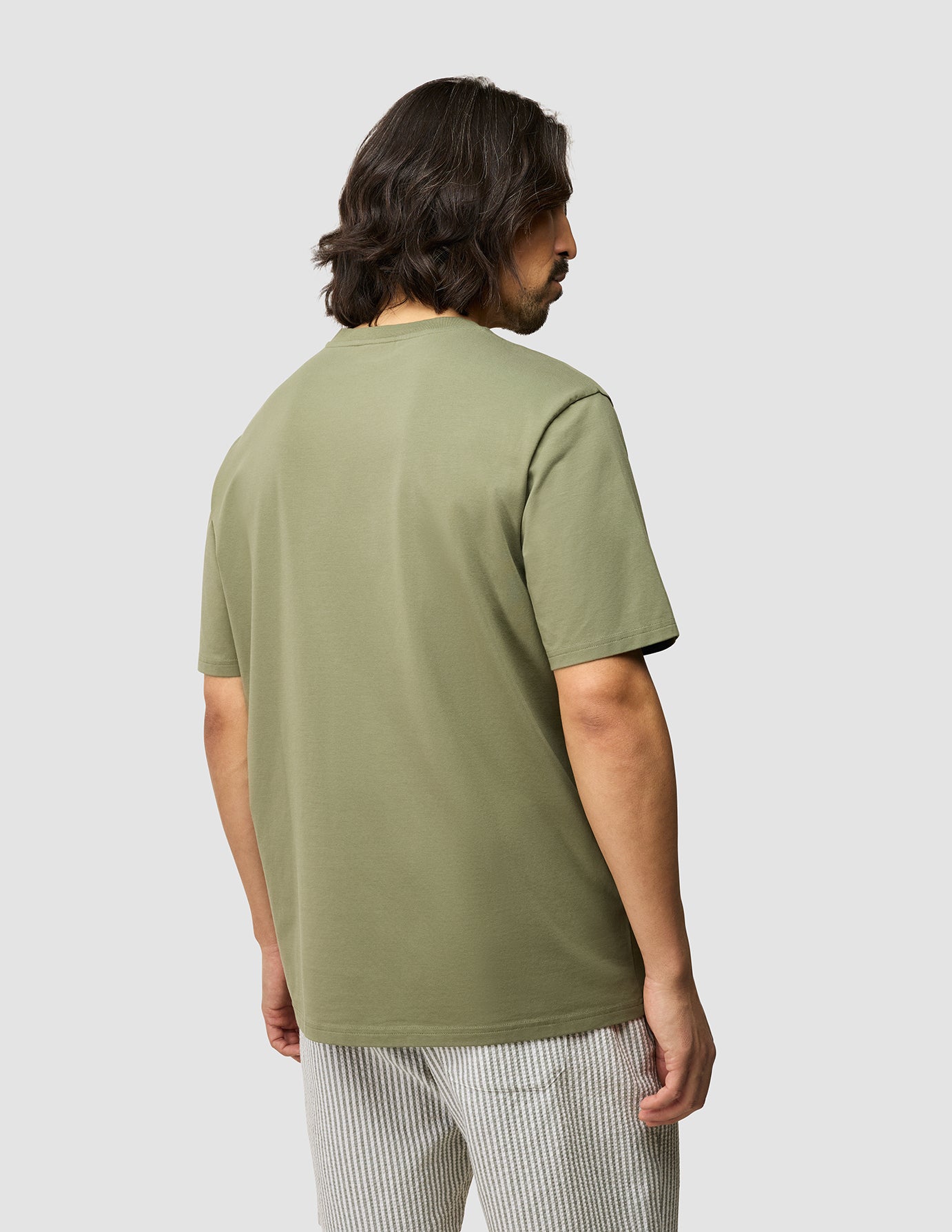 Supima T-shirt Box Fit Clover Green