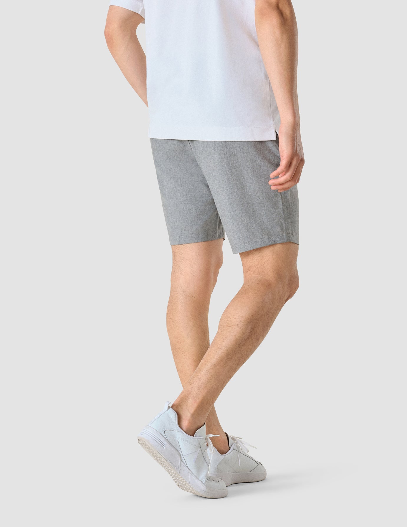 Tech Linen Shorts Charcoal