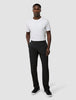 Tech Linen Elastic Pants Black