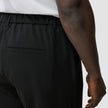 Tech Linen Elastic Pants Black