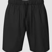 Tech Linen Elastic Shorts Black