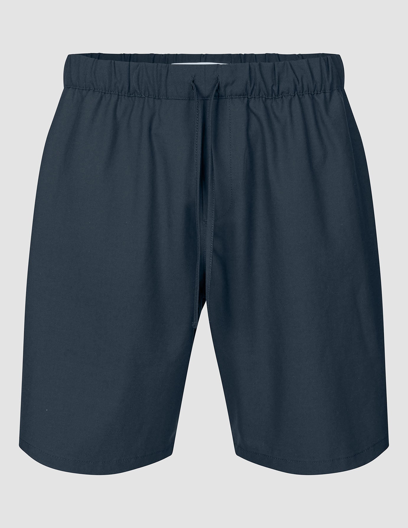 Tech Linen Elastic Shorts Navy