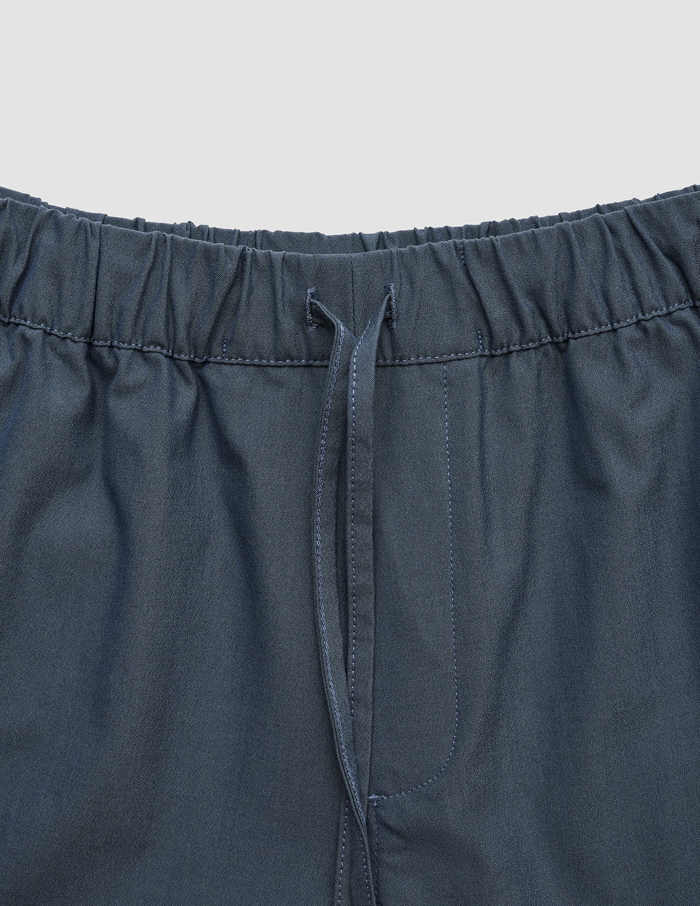 Tech Linen Elastic Shorts Navy