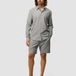 Tech Linen Casual Shirt Charcoal