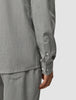 Tech Linen Casual Shirt Charcoal