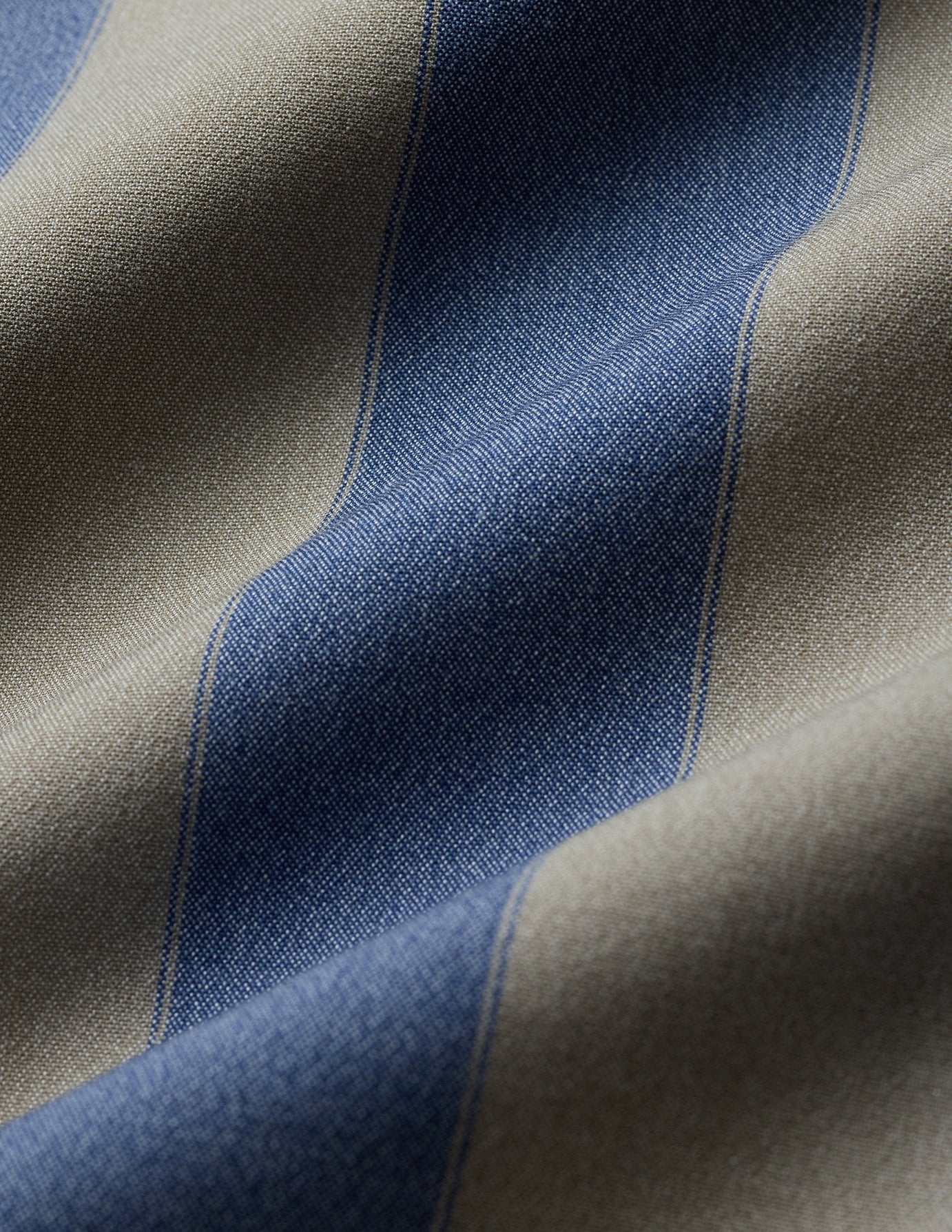 Tech Linen Casual Shirt Coastal Stripes