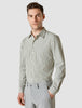 Tech Linen Casual Shirt Green Stripe