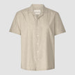 Tech Linen Bowling Short Sleeve Shirt Sandshell