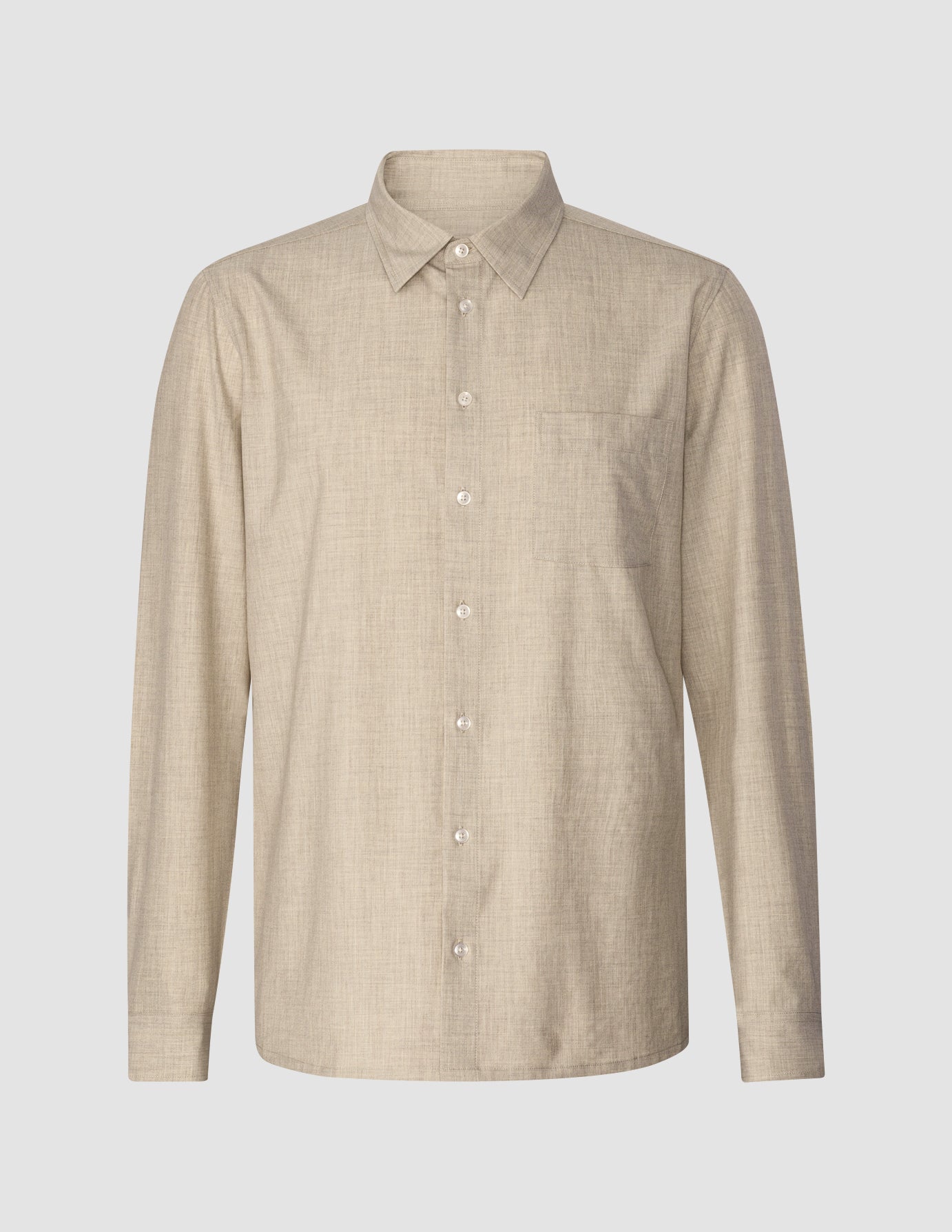 Tech Linen Casual Shirt Sandshell