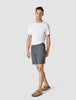 Tech Linen Elastic Shorts Navy