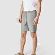 Tech Linen Elastic Shorts Charcoal