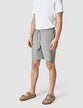 Tech Linen Elastic Shorts Charcoal