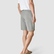 Tech Linen Elastic Shorts Charcoal