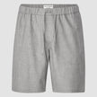 Tech Linen Elastic Shorts Charcoal