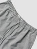 Tech Linen Elastic Shorts Charcoal