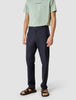 Tech Linen Elastic Pants Midnight Blue