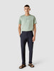 Tech Linen Elastic Pants Midnight Blue