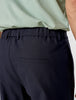 Tech Linen Elastic Pants Midnight Blue