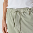 Tech Linen Elastic Shorts Neutral Green