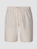 Tech Linen Elastic Shorts Sandshell Stripe