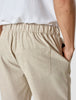 Tech Linen Elastic Shorts Sandshell
