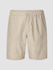 Tech Linen Elastic Shorts Sandshell