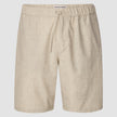Tech Linen Elastic Shorts Sandshell