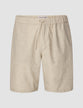 Tech Linen Elastic Shorts Sandshell