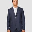 Tech Wool Blazer Navy Slim