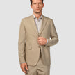 Tech Wool Blazer Sand Regular