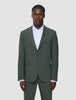 Tech Wool Blazer Green Night Slim
