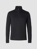 Tech Wool Half Zip Black