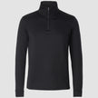 Tech Wool Half Zip Black