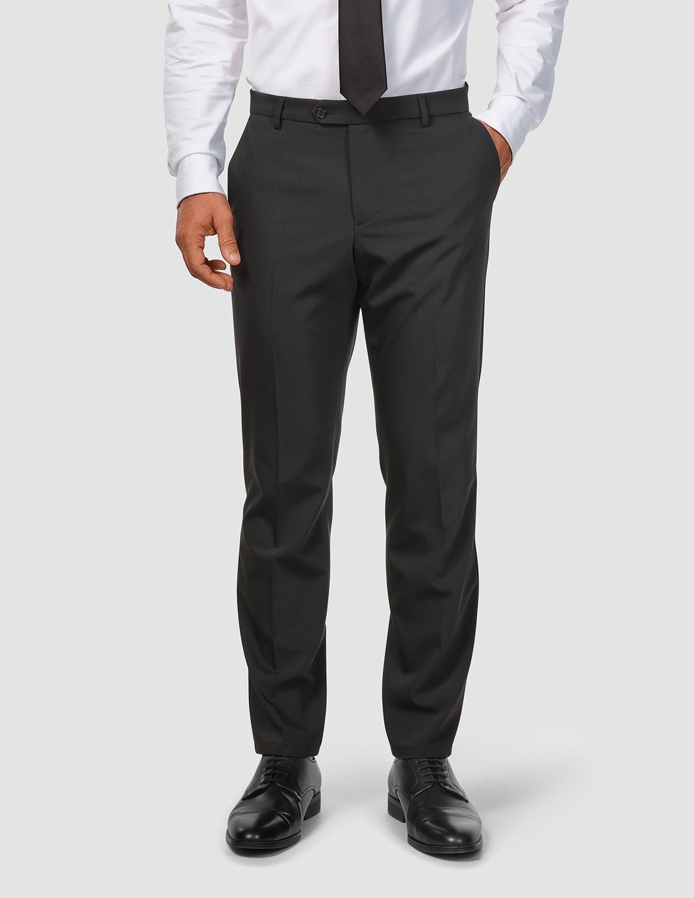 Tech Wool Suit Pants Regular Black