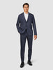 Tech Wool Suit Pants Slim Navy