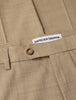 Tech Wool Suit Pants Slim Sand