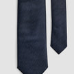 Tie Herringbone Midnight Blue