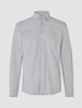 Travel Shirt Light Grey Slim