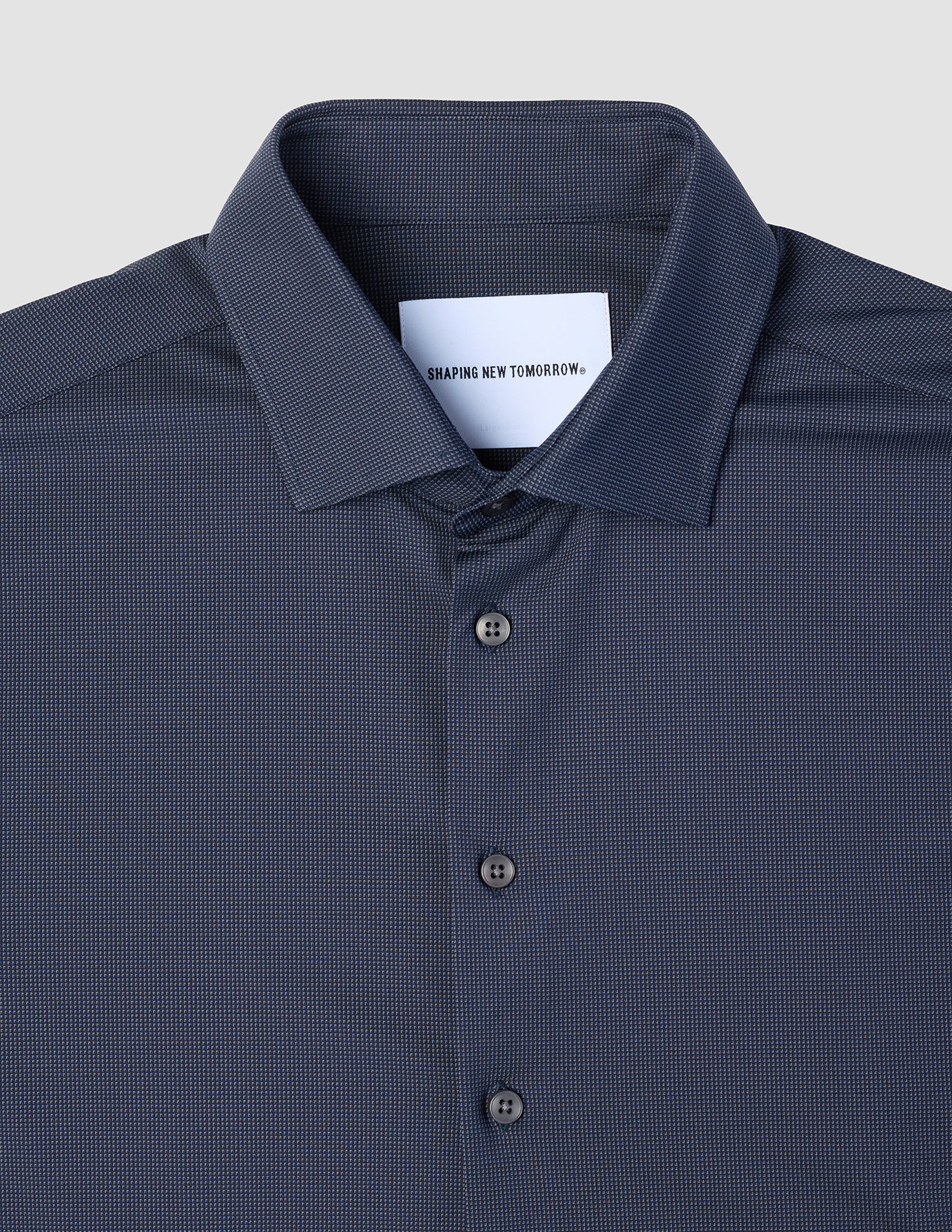 Travel Shirt Dark Navy Slim