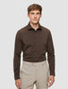 Travel Shirt Saddle Brown Regular