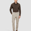 Travel Shirt Saddle Brown Regular