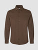 Travel Shirt Saddle Brown Regular