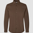 Travel Shirt Saddle Brown Regular