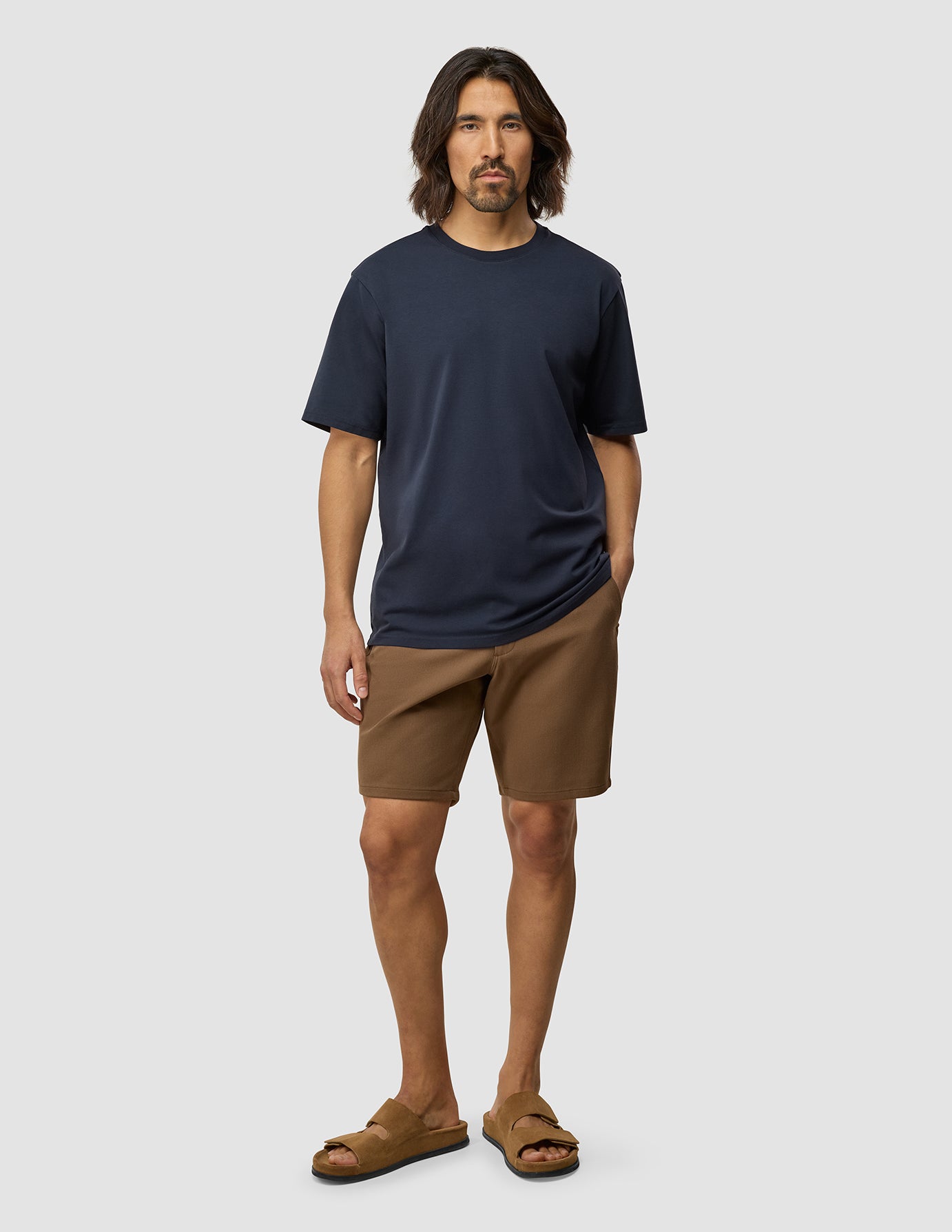 Supima T-shirt Box Fit Dark Navy