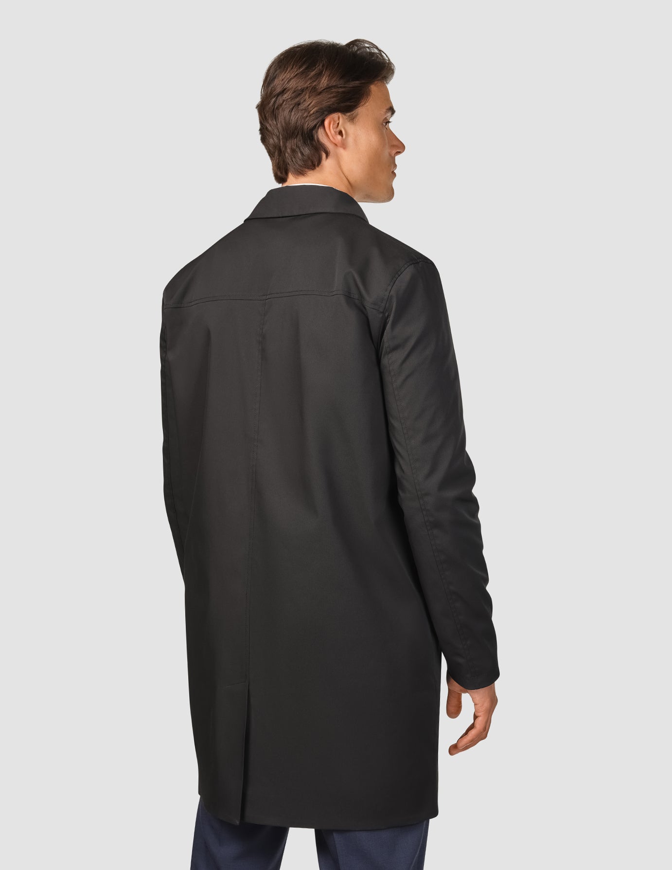 Waterproof Trench Coat Black