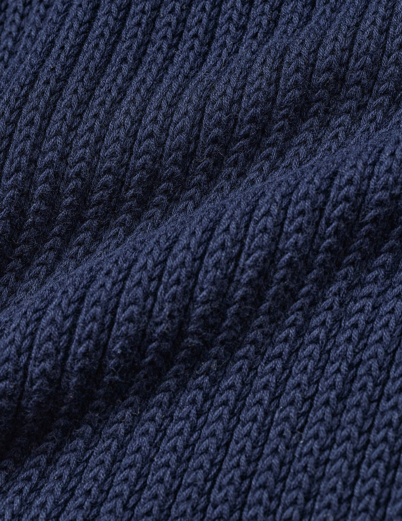 Women's Structured Knit Top Navy