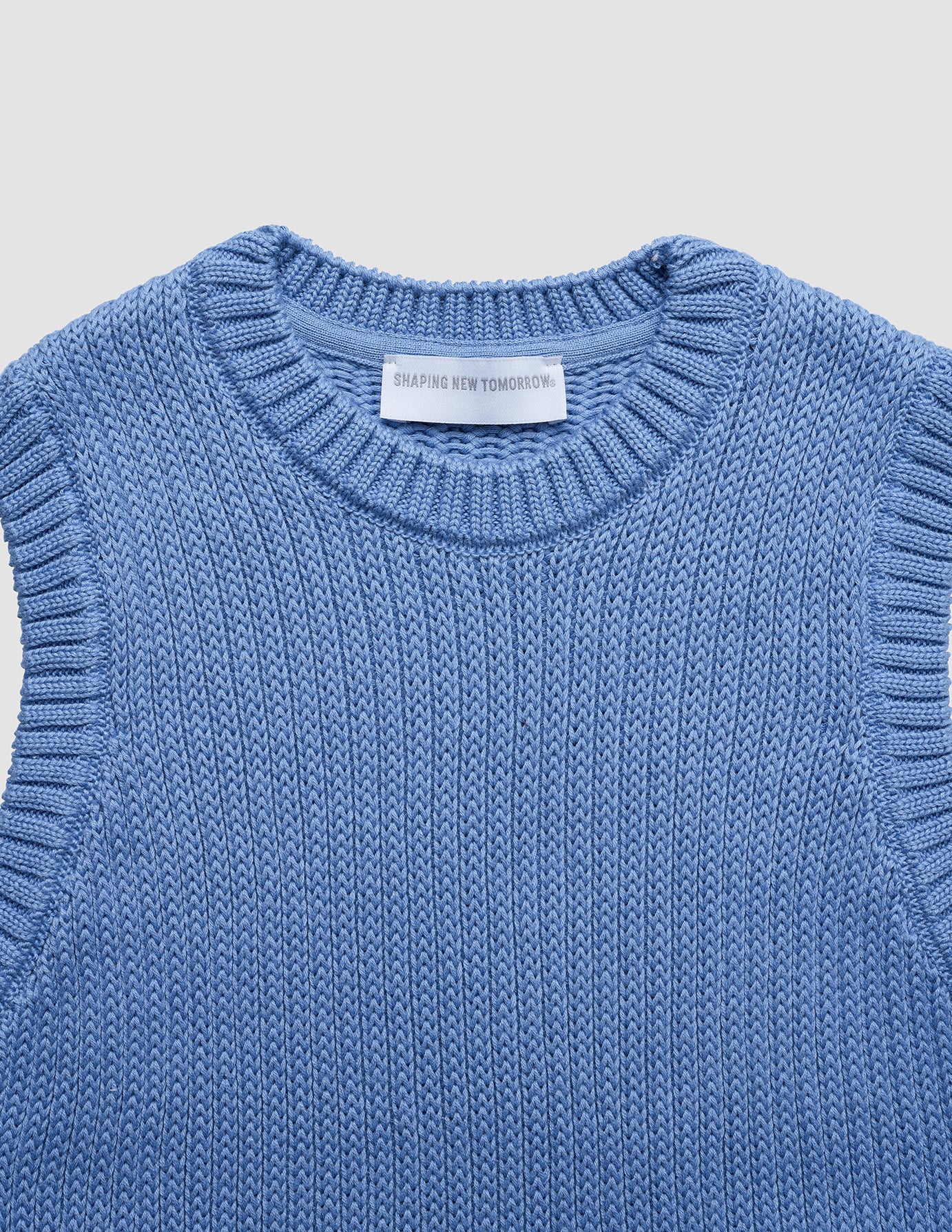 Women's Structured Knit Top Serenity Blue