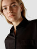 Oversized Long Sleeve Shirt Black
