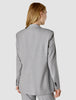 Essential Blazer Light Grey Pinstriped